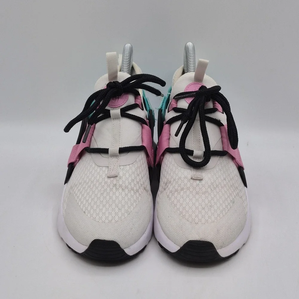 Nike Air Huarache City Low‎ Shoes Womens Size 6 White Pink Teal Black AH6804-014